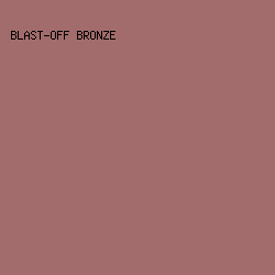 A36C6C - Blast-Off Bronze color image preview