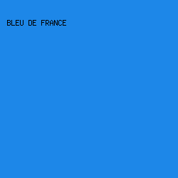 1d87e8 - Bleu De France color image preview