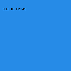 268be7 - Bleu De France color image preview