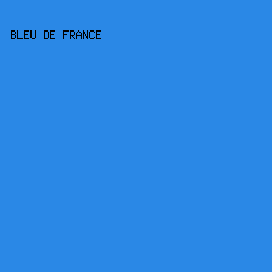 2A88E6 - Bleu De France color image preview