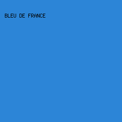 2C85D7 - Bleu De France color image preview