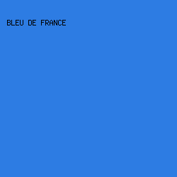 2D7CE3 - Bleu De France color image preview