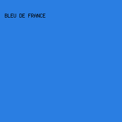 2a7ee2 - Bleu De France color image preview