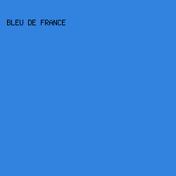 3283e0 - Bleu De France color image preview