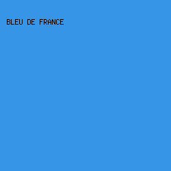 3695E7 - Bleu De France color image preview