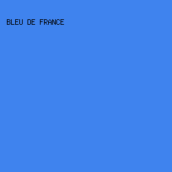 3F83EE - Bleu De France color image preview