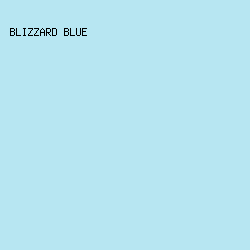 b7e6f2 - Blizzard Blue color image preview