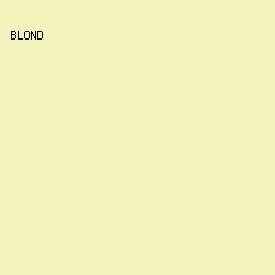 F4F4BE - Blond color image preview