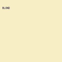 F8EEC6 - Blond color image preview