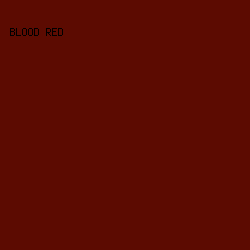 5C0B01 - Blood Red color image preview