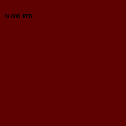 5F0101 - Blood Red color image preview