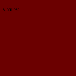 6B0000 - Blood Red color image preview