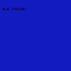 121bc0 - Blue (Pantone) color image preview