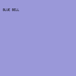 9A98D9 - Blue Bell color image preview