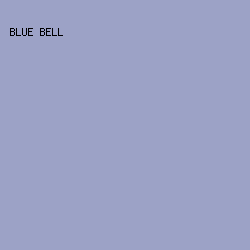9CA2C6 - Blue Bell color image preview