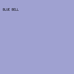 9FA1D1 - Blue Bell color image preview