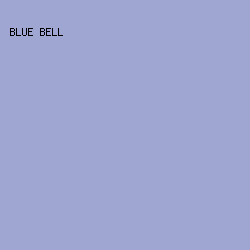 9FA6D1 - Blue Bell color image preview