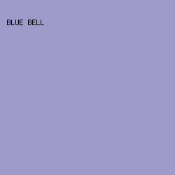 9e9bca - Blue Bell color image preview