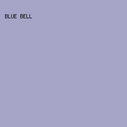 A6A5C7 - Blue Bell color image preview