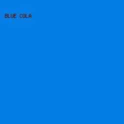 027FE5 - Blue Cola color image preview