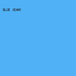 50B1F6 - Blue Jeans color image preview