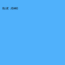 50b1fb - Blue Jeans color image preview