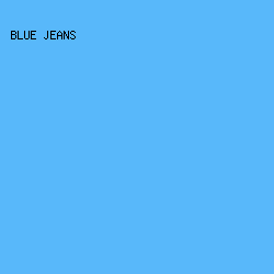 58B8FA - Blue Jeans color image preview
