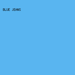 59b5f0 - Blue Jeans color image preview
