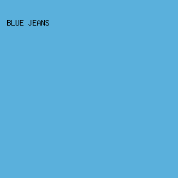 5AB0DC - Blue Jeans color image preview