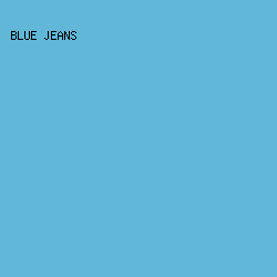60B7D8 - Blue Jeans color image preview