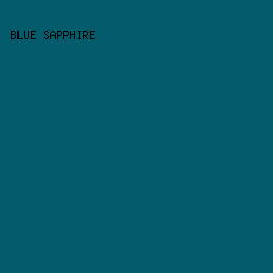 035B6B - Blue Sapphire color image preview