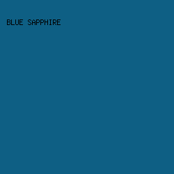 0E5F84 - Blue Sapphire color image preview