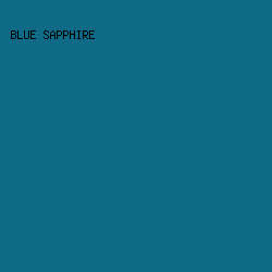 0E6A87 - Blue Sapphire color image preview