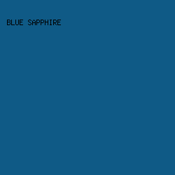 0F5A86 - Blue Sapphire color image preview