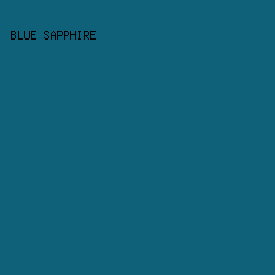 0F6079 - Blue Sapphire color image preview