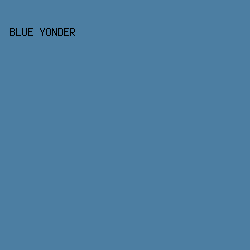 4C7EA2 - Blue Yonder color image preview