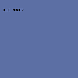 5C6FA4 - Blue Yonder color image preview