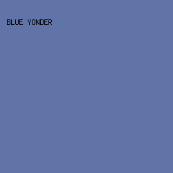 6074A8 - Blue Yonder color image preview