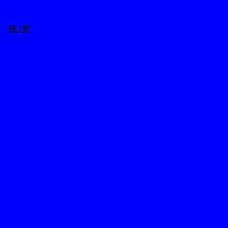 0000ff - Blue color image preview