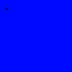 0009ff - Blue color image preview