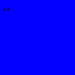 0400FF - Blue color image preview