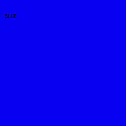 0800F0 - Blue color image preview