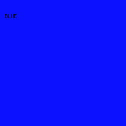 0C11FF - Blue color image preview