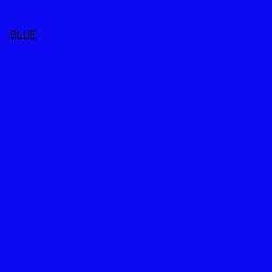 0D0AF3 - Blue color image preview