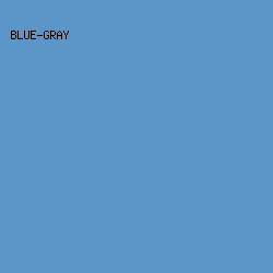 5C96C8 - Blue-Gray color image preview