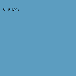 5C9DC0 - Blue-Gray color image preview