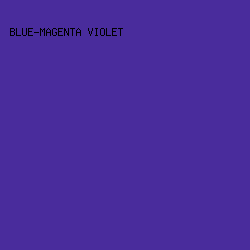 492C9C - Blue-Magenta Violet color image preview