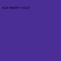 4A2E95 - Blue-Magenta Violet color image preview