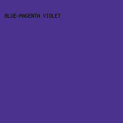 4B328E - Blue-Magenta Violet color image preview