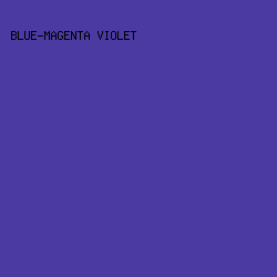 4B3AA1 - Blue-Magenta Violet color image preview